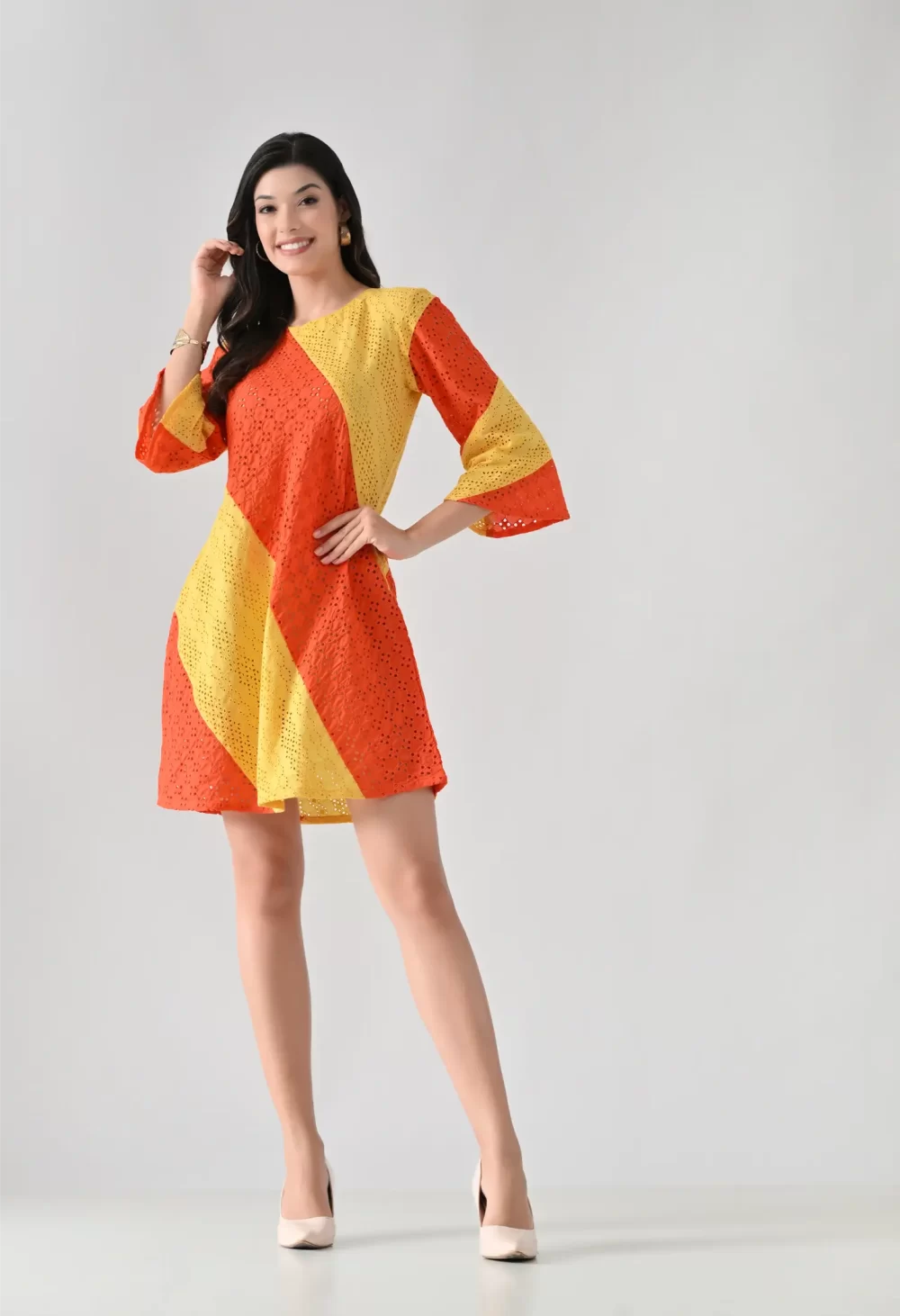 Saffron Summer Hakoba Dress